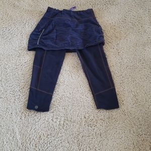 Athleta Tights with Attached Skirt